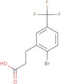 2-Bromo-5-(trifluoromethyl)benzenepropanoic acid