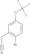 [2-Bromo-5-(trifluoromethoxy)phenyl]acetonitrile