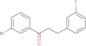 1-(3-Bromophenyl)-3-(3-fluorophenyl)-1-propanone