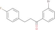 1-(3-Bromophenyl)-3-(4-fluorophenyl)-1-propanone