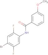 N-(4-Bromo-2,5-difluorophenyl)-3-methoxybenzamide