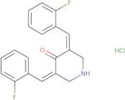 3,5-Bis[(2-fluorophenyl)methylene]-4-piperidinone