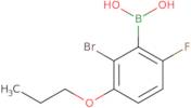 B-(2-Bromo-6-fluoro-3-propoxyphenyl)-Boronic acid