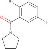 (2-Bromo-5-fluorophenyl)(1-pyrrolidinyl)methanone