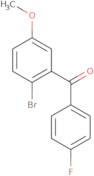 (2-Bromo-5-methoxyphenyl)(4-fluorophenyl)methanone