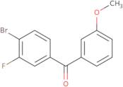 (4-Bromo-3-fluorophenyl)(3-methoxyphenyl)methanone