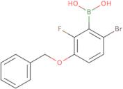 [3-(Benzyloxy)-6-bromo-2-fluorophenyl]boronic acid