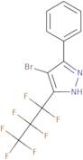 4-Bromo-3-(Heptafluoroprop-1-Yl)-5-(Phenyl)Pyrazole