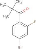 1-(4-Bromo-2-fluorophenyl)-2,2-dimethyl-1-propanone