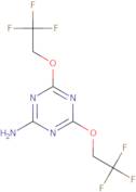 4,6-Bis(2,2,2-Trifluoroethoxy)-1,3,5-Triazin-2-Amine