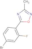 5-(4-Bromo-2-fluorophenyl)-3-methyl-1,2,4-oxadiazole
