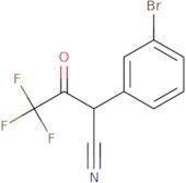 2-(3-Bromophenyl)-4,4,4-trifluoro-3-oxobutanenitrile