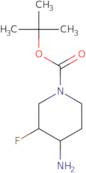 1-(tert-Butyloxycarbonyl)-3-fluoro-4-aminopiperidine