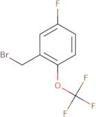 2-(Bromomethyl)-4-fluoro-1-(trifluoromethoxy)benzene