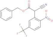 Benzyl cyano[2-nitro-5-(trifluoromethyl)phenyl]acetate