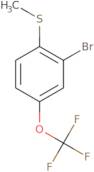 2-Bromo-1-(methylsulfanyl)-4-(trifluoromethoxy)benzene