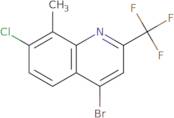 4-Bromo-7-chloro-8-methyl-2-(trifluoromethyl)quinoline