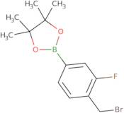 4-BroMoMethyl-3-fluorophenylboronic acid, pinacol ester