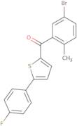 2-(5-Bromo-2-methylbenzoyl)-5-(4-fluorophenyl)thiophene