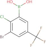 [3-Bromo-2-chloro-5-(trifluoromethyl)phenyl]boronic acid
