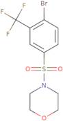 4-[[4-Bromo-3-(trifluoromethyl)phenyl]sulfonyl]morpholine