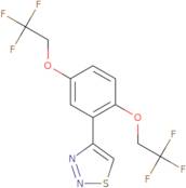 4-[2,5-Bis(2,2,2-Trifluoroethoxy)Phenyl]-1,2,3-Thiadiazole