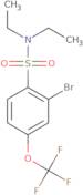 2-Bromo-N,N-diethyl-4-(trifluoromethoxy)benzenesulfonamide