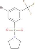 1-{[3-Bromo-5-(trifluoromethyl)phenyl]sulfonyl}pyrrolidine