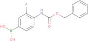 (4-{[(Benzyloxy)carbonyl]amino}-3-fluorophenyl)boronic acid