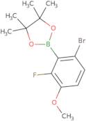 6-BroMo-2-fluoro-3-Methoxyphenylboronic acid, pinacol ester