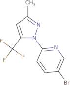 5-BroMo-2-(3-Methyl-5-(trifluoroMethyl)pyrazol-1-yl)pyridine