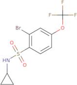 2-Bromo-N-cyclopropyl-4-(trifluoromethoxy)benzenesulfonamide