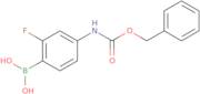 (4-Borono-3-fluorophenyl)carbamic acid C-(phenylmethyl) ester