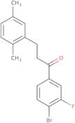 1-(4-Bromo-3-fluorophenyl)-3-(2,5-dimethylphenyl)-1-propanone
