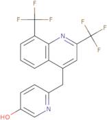 6-{[2,8-Bis(trifluoromethyl)-4-quinolinyl]methyl}-3-pyridinol