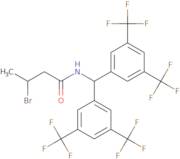 N-{Bis[3,5-bis(trifluoromethyl)phenyl]methyl}-3-bromobutanamide