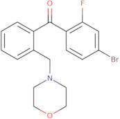 (4-Bromo-2-fluorophenyl)[2-(4-morpholinylmethyl)phenyl]methanone