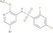 N-(5-bromo-2-methoxypyridin-3-yl)-2,4-difluorobenzenesulfonamide