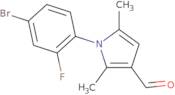 1-(4-Bromo-2-Fluorophenyl)-2,5-Dimethyl-1H-Pyrrole-3-Carbaldehyde