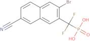 P-[(3-Bromo-7-cyano-2-naphthalenyl)difluoromethyl]phosphonic Acid