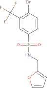 4-Bromo-N-(2-furanylmethyl)-3-(trifluoromethyl)benzenesulfonamide