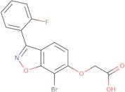 2-[[7-Bromo-3-(2-Fluorophenyl)-1,2-Benzoxazol-6-Yl]Oxy]Acetic Acid