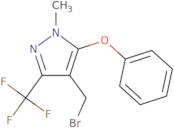 4-(Bromomethyl)-1-methyl-5-phenoxy-3-(trifluoromethyl)-1H-pyrazole