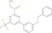 (4-(3-Benzyloxyphenyl)-2-ethylsulfinyl-6-(trifluoromethyl)pyrimidine