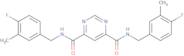 N,N'-Bis[(4-fluoro-3-methylphenyl)methyl]-4,6-pyrimidinedicarboxamide