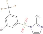 1-{[3-Bromo-5-(trifluoromethyl)phenyl]sulfonyl}-2-methyl-1H-imidazole