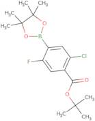 4-(t-Butoxycarbonyl)-5-chloro-2-fluorophenylboronic acid, pinacol ester