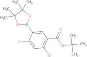 5-(t-Butoxycarbonyl)-4-chloro-2-fluorophenylboronic acid, pinacol ester