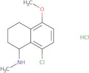 8-Chloro-5-methoxy-N-methyl-1,2,3,4-tetrahydronaphthalen-1-amine hydrochloride