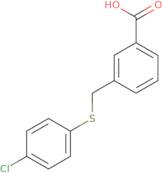 3-{[(4-Chlorophenyl)sulfanyl]methyl}benzoic acid